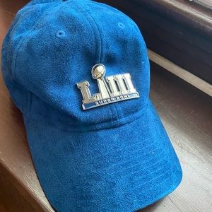 Blue suede New Era Super Bowl Liii cap